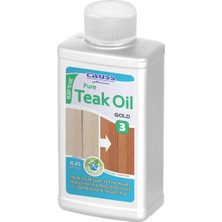 Tauss Marine Teak Oıl / Gold  (Solventsiz Natürel Tik Yağı) 250 ml ve uygulama süngeri