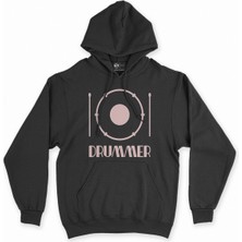 Cix Cix Drummer Siyah Kapşonlu Sweatshirt Hoodie