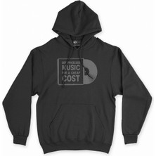 Cix Cix Get Priceless Music Siyah Kapşonlu Sweatshirt Hoodie