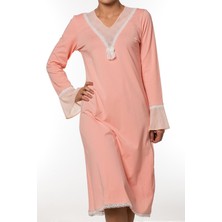 Doremi Uzun Kollu Penye Gecelik