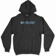 Cix Cix No Frequency Siyah Kapşonlu Sweatshirt Hoodie