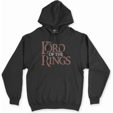 Cix Cix  Of The Rings Return Siyah Kapşonlu Sweatshirt Hoodie