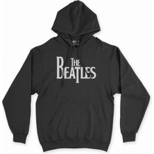 Cix Cix The Beatles Siyah Kapşonlu Sweatshirt Hoodie