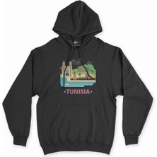 Cix Cix Tunus Siyah Kapşonlu Sweatshirt Hoodie