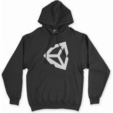 Cix Cix Unity Logo Siyah Kapşonlu Sweatshirt Hoodie