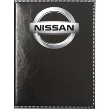 Promosyon Denizi Nıssan  Logolu Siyah Ruhsat Kabı