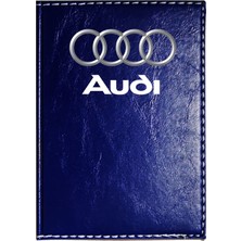 Promosyon Denizi Audı Logolu Lacivert Ruhsat Kabı