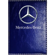 Promosyon Denizi Mercedes Logolu Lacivert Ruhsat Kabı