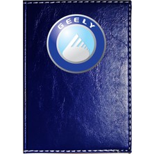 Promosyon Denizi Geely Logolu Lacivert Ruhsat Kabı