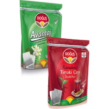 Doğuş Karadeniz Tiryaki Demlik Poşet Çay 25X40 gr + Avantaj Bergamot Demlik Poşet Çay  40X25 gr