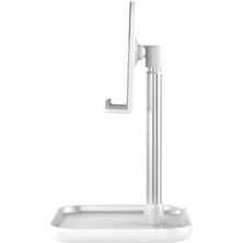 Microcase Masaüstü Standlı Ayarlanabilir Ayaklı Telefon ve Tablet Tutucu - Gümüş Renk - AL2535
