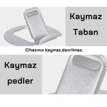 Microcase Masaüstü Metal Telefon Tablet Tutucu Stand - Model No : AL2479 Gümüş