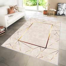 Rovigo Home Dijital Baskı Yıkanabilir Kaymaz Taban Salon Halısı