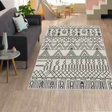 Rovigo Home Dijital Baskı Yıkanabilir Kaymaz Taban Salon Halısı
