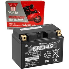 Yuasa YTZ14S Motosiklet Aküsü 12 V 11.8 Ah