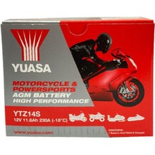 Yuasa YTZ14S Motosiklet Aküsü 12 V 11.8 Ah