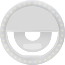 Microcase Selfie LED Mandallı Üniversal Ring Halka Flash Işık Light AL2608