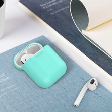 Promate Aırcase - Airpod'lar Için Ultra Ince Çizilmeye Dayanıklı Silikon Kılıf Yeşil