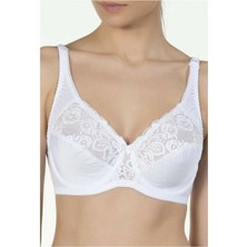 Kom Rosenna Rahat Askılı Toparlayıcı Sütyen Beyaz 3'lü Paket