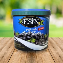 Esin Zeytin kahvaltılık Yağlı Sele Siyah Zeytin 290-320lüks Boy 10  kg.