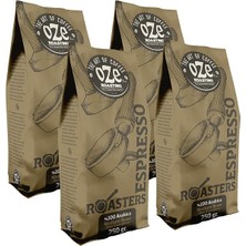 Oze Roasters Espresso Kahve Seti Çekirdek 4 x 250 gr