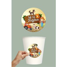 Neşeli Günlerim Çiftlik Konseptli Farm One Sticker