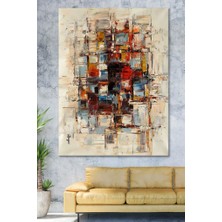 Hediyeler Kapında 70X100 Renkler Sürreal Sanatsal Kanvas Tablo