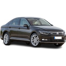 Blueoto Volkswagen Passat B8 Cam Çıtası Kromu Nikelajı 2015-2019 Tam Tur Paslanmaz Çelik