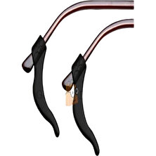 Gözlük Reyonu Gözlük Silikon Kulak Tutucu Siyah Renk