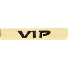 ZSZH Oto Vıp Sticker Vıp Etiket Araba Çıkartmaları 3D Metal Moda Vıp Logo Araba Çıkartmaları-Altın (Yurt Dışından)