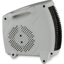 Raks 2000W 2 Kademeli Termostatlı Yatay ve Dikey Kullanımlı Elektrikli Fanlı Isıtıcı Pf 20 Silver