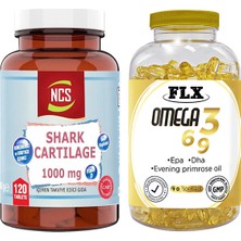 Ncs Shark Cartilage 120 Tablet  ve Flx Omega 3-6-9 90 Tablet