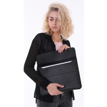 Erkan İçen Design Siyah Macbook Air Pro 13 13.3 Inç Laptob Çantası 008