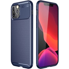 Kupa Apple iPhone 12 Pro Kılıf Kamera Korumalı Karbon Desenli Slim Fit Leke Tutmaz Silikon Kapak