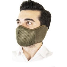 Hotmask Erkek Yıkanabilir Kış Maskesi - Haki