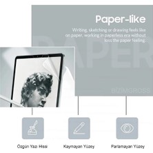 wowacs Apple iPad 10.2 9.nesil Uyumlu Paper Like Kağıt Hissi Ekranı Tam Kaplayan Mat Yüzey Nano Koruyucu