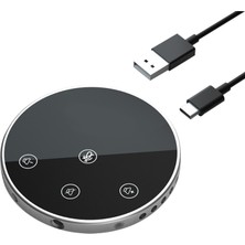 Shopfocus USB Hoparlör Mikrofon - Siyah (Yurt Dışından)