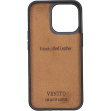 Venito Apple iPhone 13 Pro Lucca Antik Kahverengi Deri Arka Telefon Kılıfı