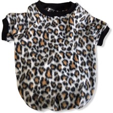 Kemique Leopar Softie Kedi Süeteri Siyah XL