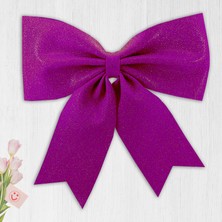 Süsle Bebek ve Parti Simli Eva Fiyonk, 40 cm x 33 cm - Mor