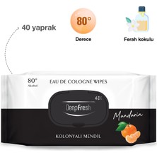 Deep Fresh Kolonyalı Islak Mendil Mandalina 40 Yaprak