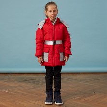 Men Anorak Orta Boy Kırmızı Çantalı Kız Anorak