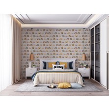 Duvar Kağıdı Marketi Çocuk Odası Gökkuşağı Desenli 3D Duvar Kağıdı