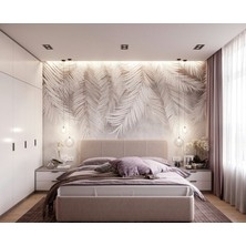 Duvar Kağıdı Marketi Yukardan Sarkılmış Yaprak 3D Duvar Kağıdı