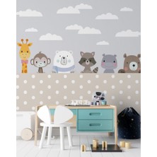 Duvar Kağıdı Marketi Çok Çeşit Hayvan Desenli 3D Duvar Kağıdı