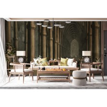 Duvar Kağıdı Marketi Ibadethane Figürlü 3D Duvar Kağıdı