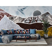 Duvar Kağıdı Marketi Çeşitli Taş Desenli 3D Duvar Kağıdı