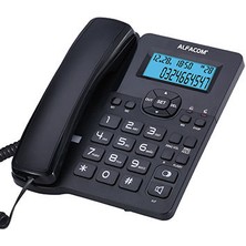 Alfacom 503 Ekranlı Masaüstü Kablolu Telefon Siyah