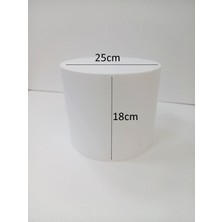 İzmir Strafor Strafor Maket Pasta 25 x 18 cm