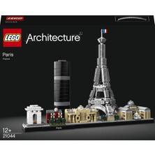LEGO® Architecture Şehir Yapıları Koleksiyonu Paris 21044- Seyahat; Mimari ve Tarih Meraklısı Yetişkinler için Koleksiyonluk Sergilenebilir Yapım Seti (694 Parça)